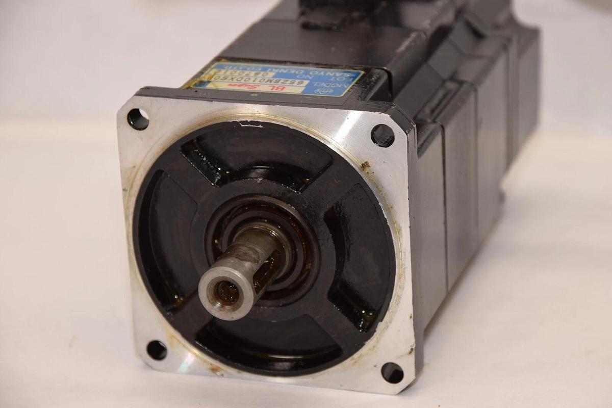 Used SANYO DENKI CO. 65ZBM010DXS00 BL Super AC Servo Motor