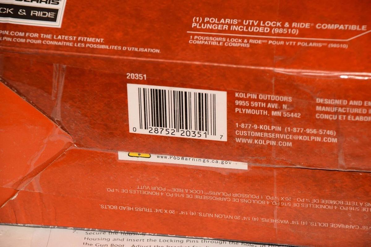 (NEW) KOLPIN OUTDOORS 20351-KXP UTV Boottector Bracket