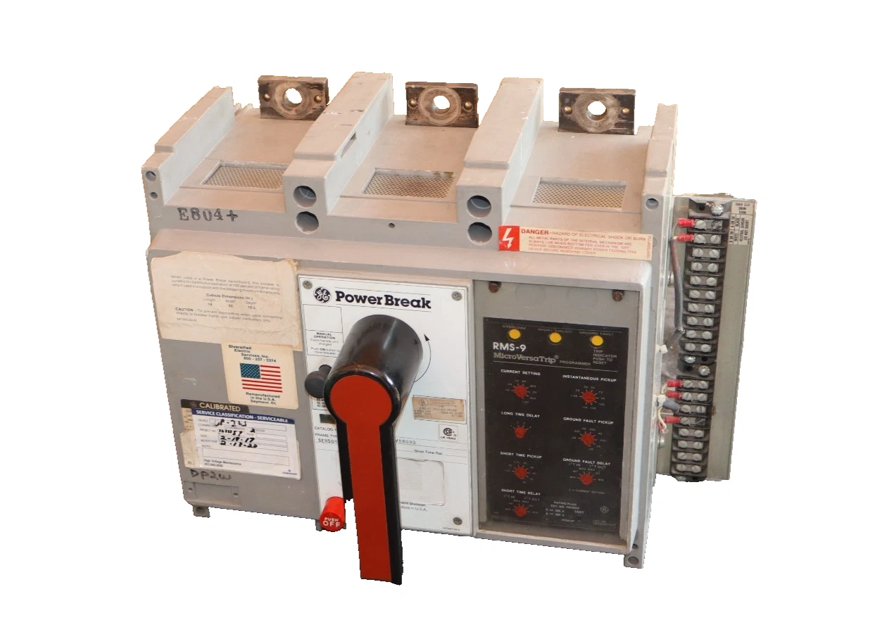 Refurbished GE General Electric Circuit Breaker Power Break 800A Amp TP84SSZ TR4S250 GF