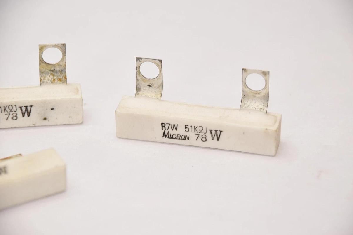 Used (Lot of 4) MICRON R7W 51JΩK Resistor Resistor