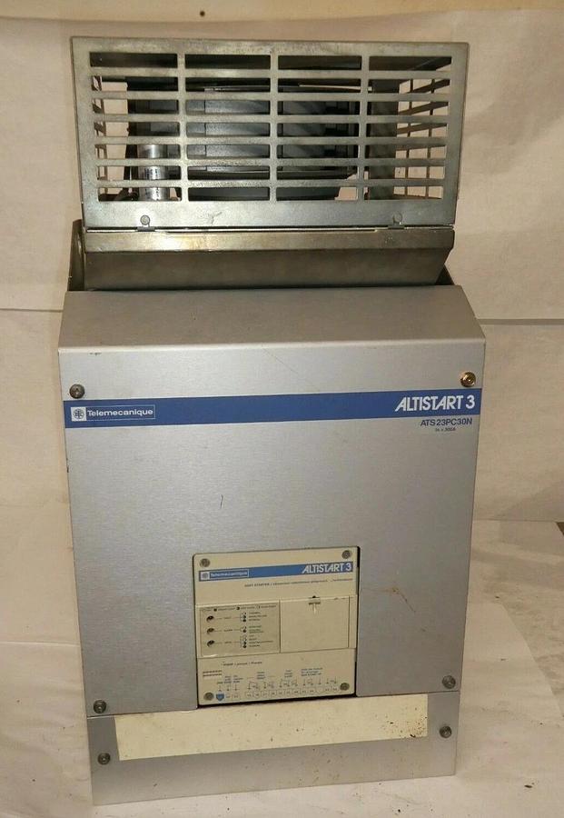 Used Telemecanique ATS23.C30N ALTISTART3 Soft Starter 220 480 Volt 250 HP 300 Amp