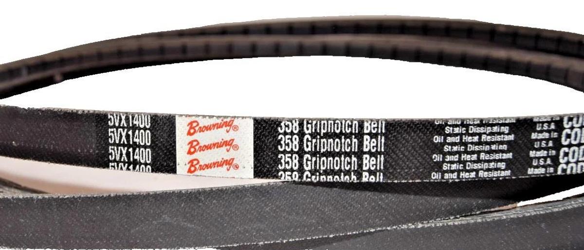 Browning Gripnotch Belt V-Belt 5VX1400 3585VX-1400 USA  (New)