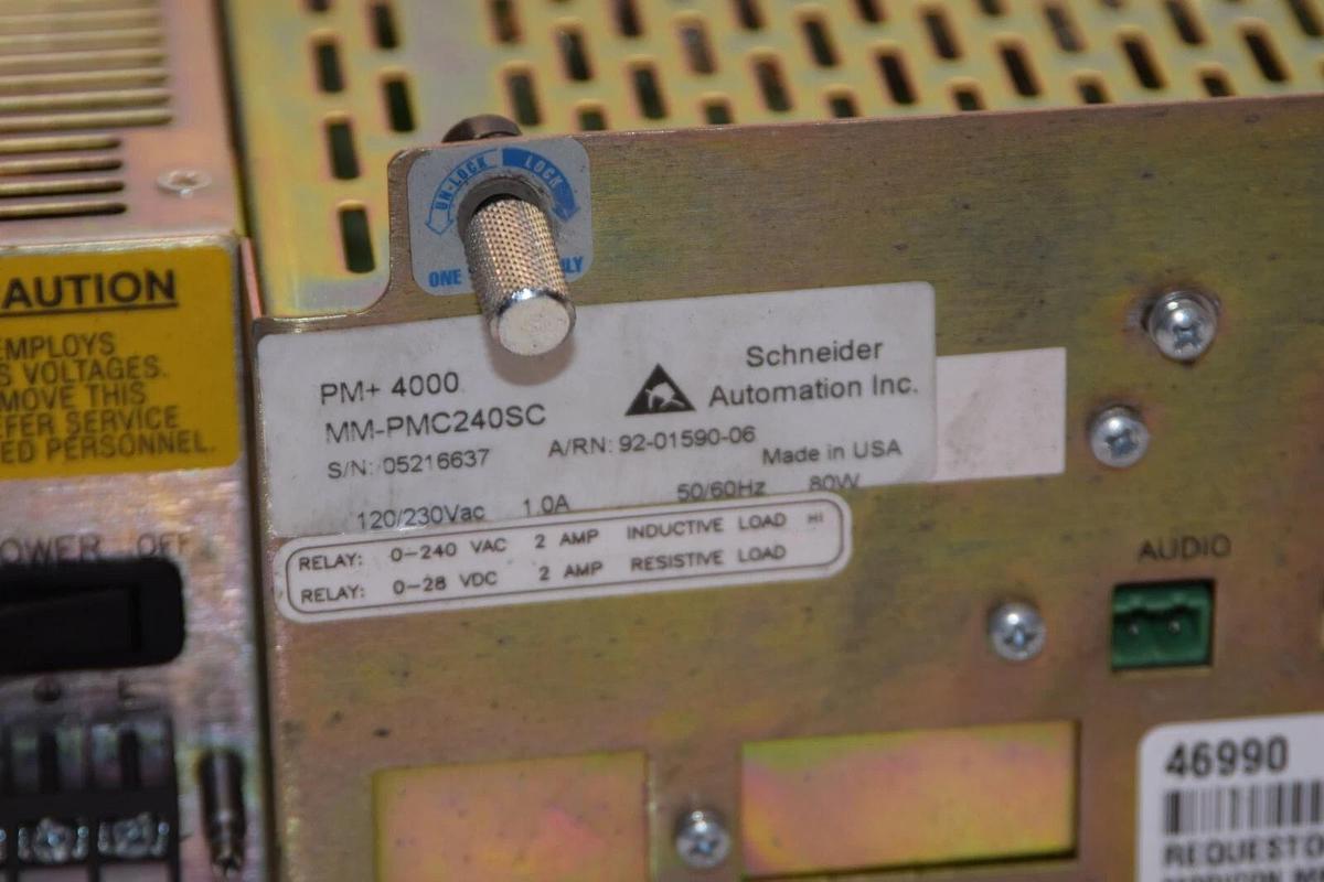 (NEW) SCHNEIDER AUTOMATION MM-PMC240SC PM+4000 120/230Vac Operator Interface