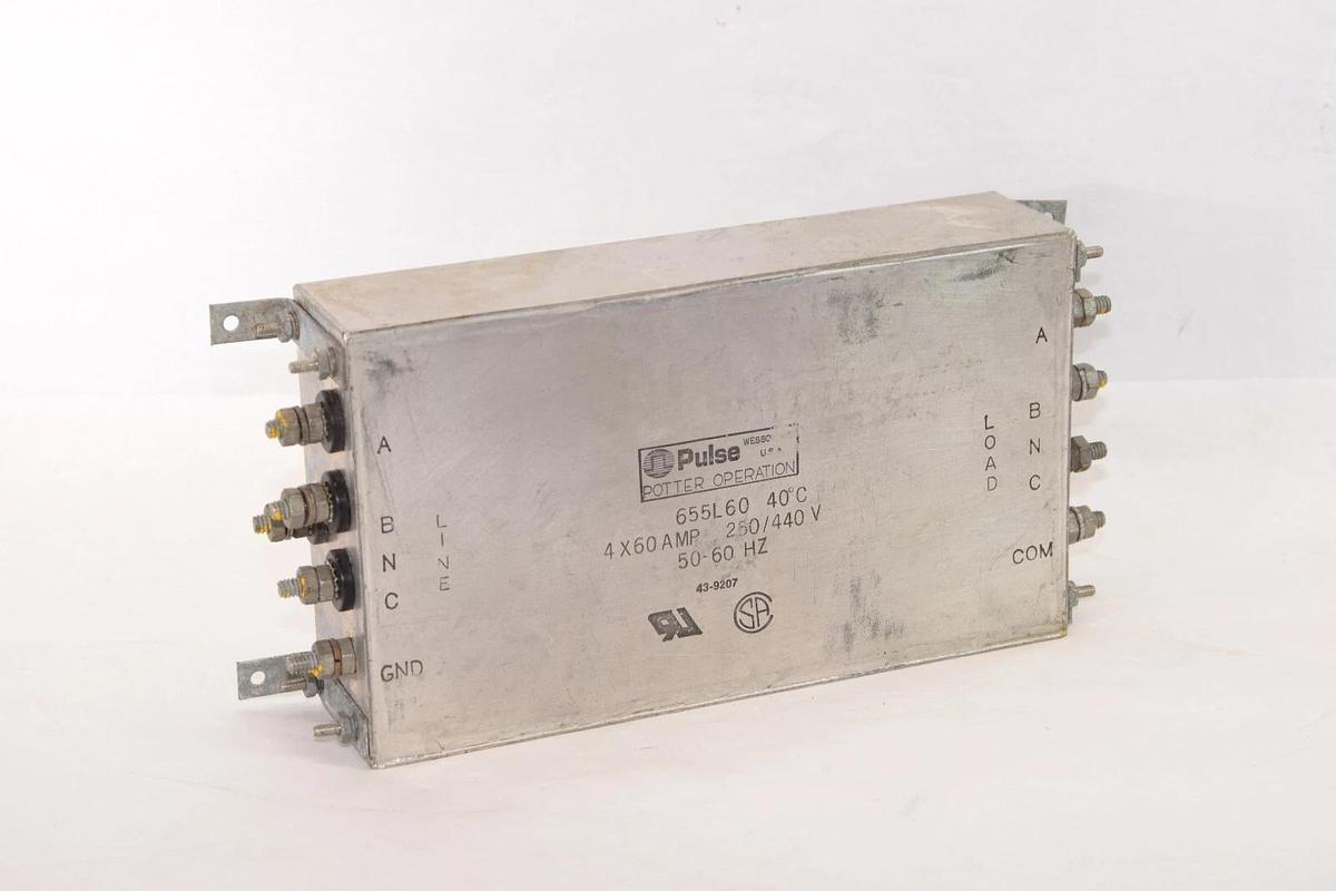 Used PULSE 655L60 4x60Amp 250/440V 40°C 50-60Hz Potter Operation