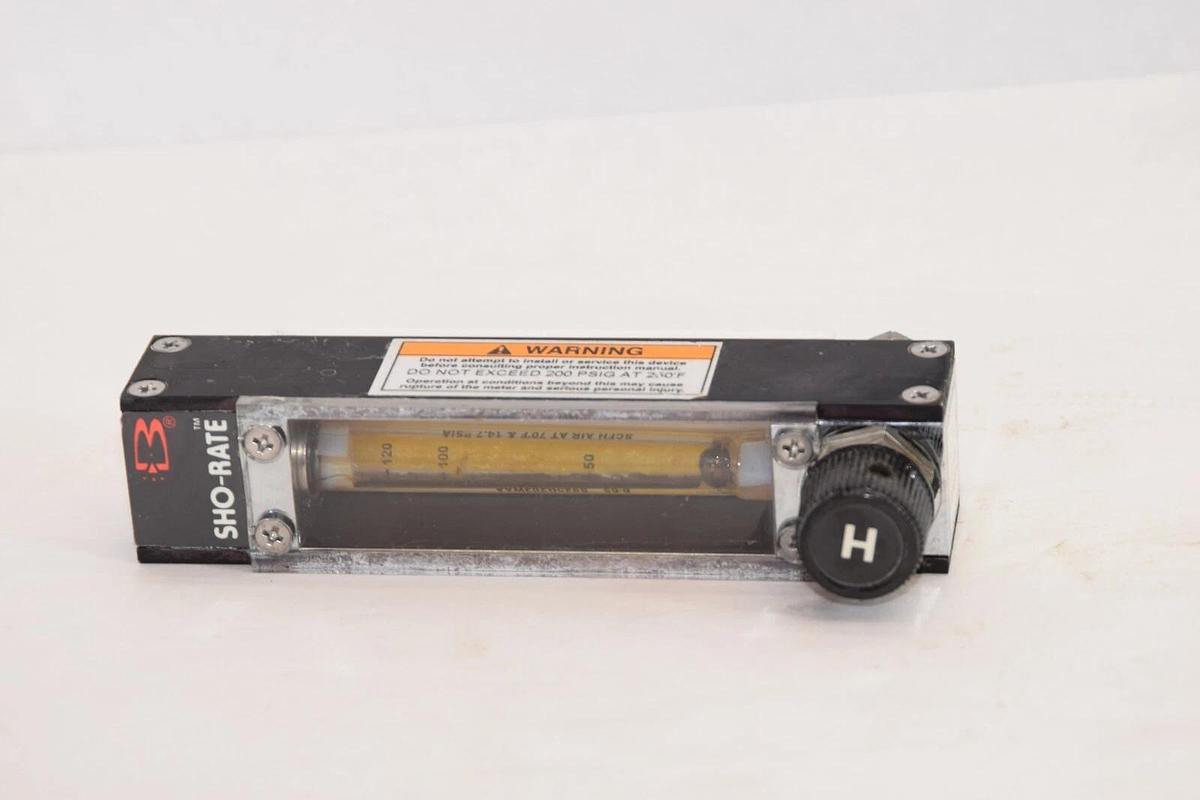 Used BROOKS 1350EHD3ADD1A Sho-Rate Flow Meter
