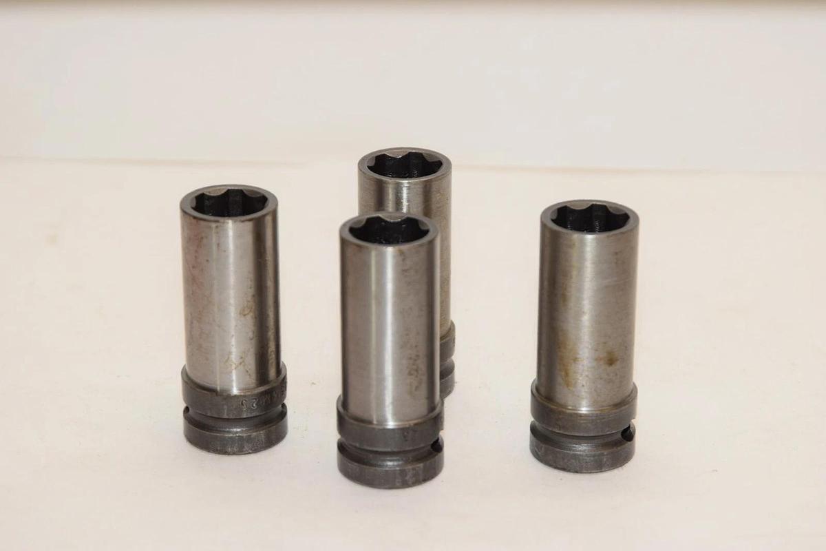 (NEW - Lot of 4) APEX 15mm 25 1/2" Drive Socket