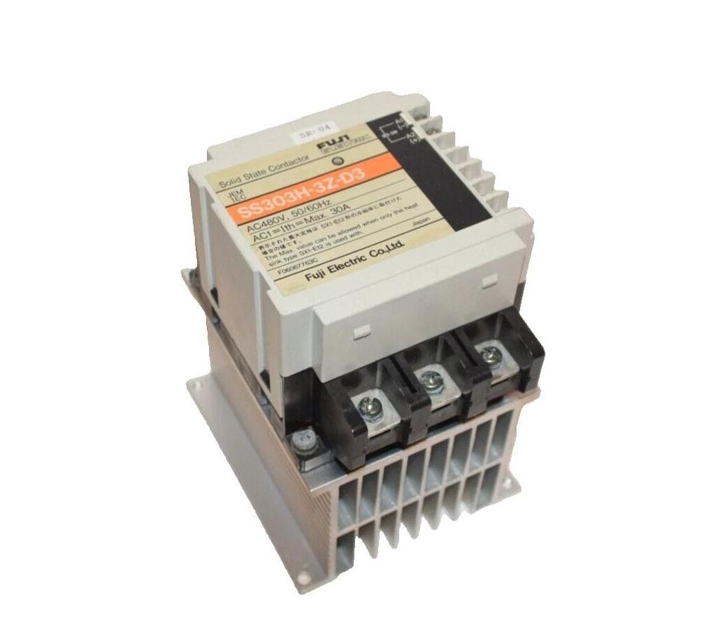 Used FUJI ELECTRIC SS303H-3Z-D3 30A SS303H3ZD3 SOLID STATE CONTACTOR