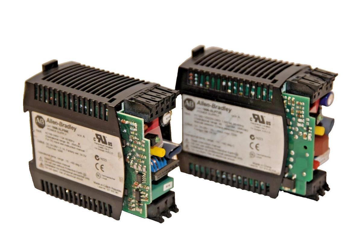 Used (Lot of 2) ALLEN BRADLEY 1606-XLP50E Ser. A 24-28V 2.1A Power Supply *No Cover*