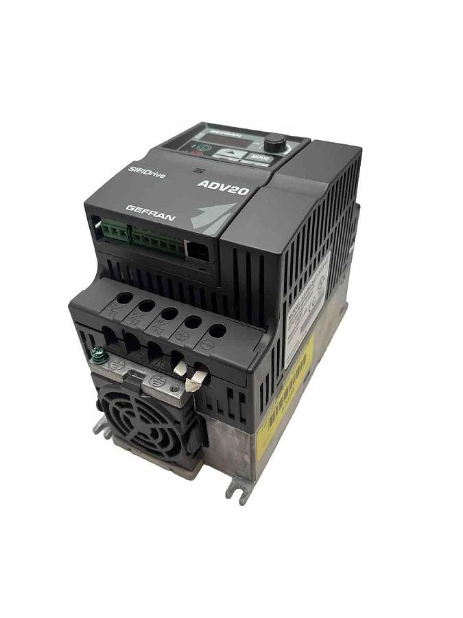 Used Gefran SIEIDrive ADV20-2037-KXX-4F Inverter Drive 3ph 380-480V 6.8kva 5hp
