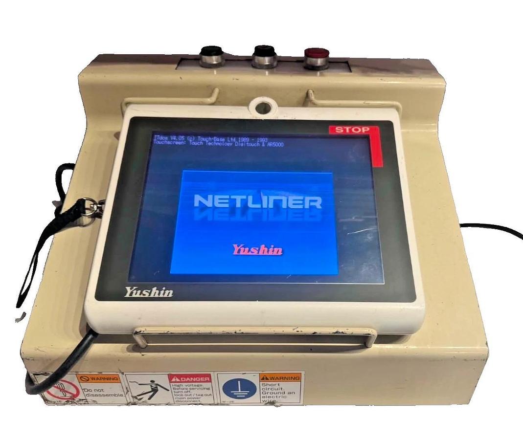 Used Yushin Touchscreen Robotic Teach Pendant Computer F8342370 *READ*