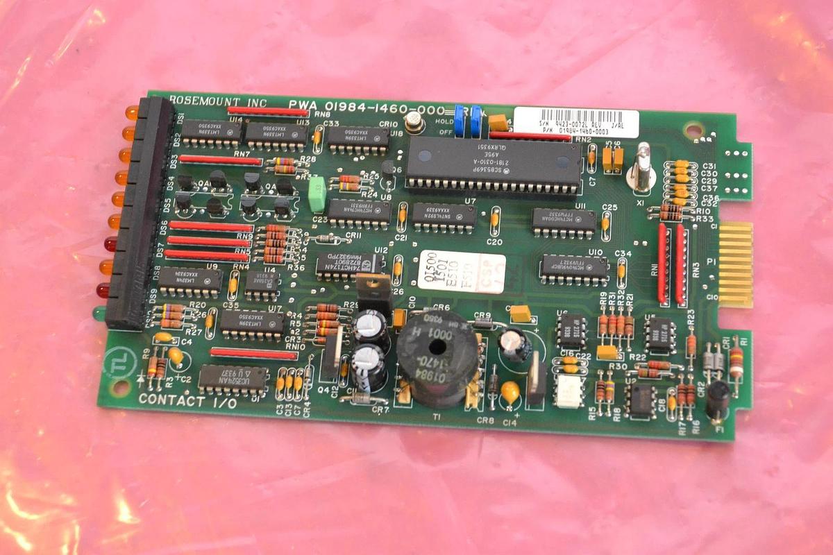 Used FISHER ROSEMOUNT POWER SUPPLY BOARD CARD PWA 01984-1460-0003 REV. J/AE