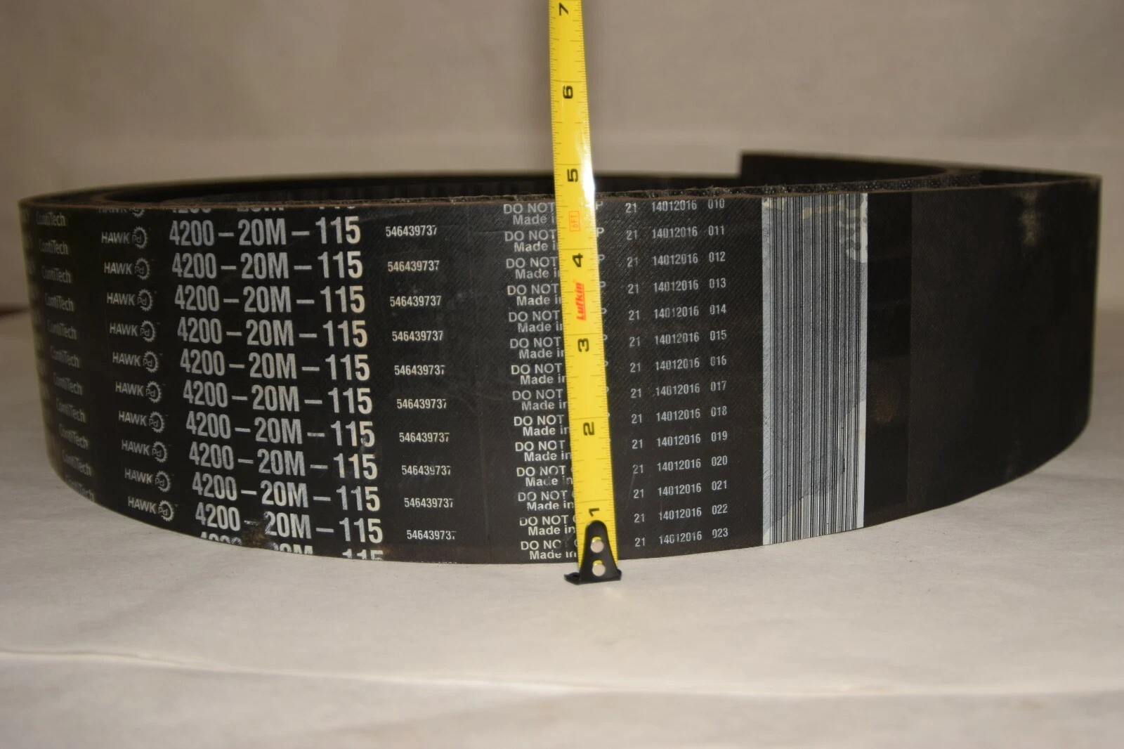(NEW) CONTINENTAL 420020M115 4200-20M-115 4.5" Wide Hawk PD Timing Belt