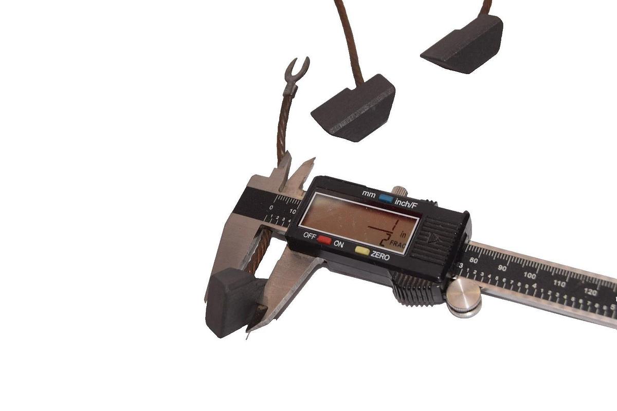 135 Carbon Motor Brush Brushes 1-1/4" x 1/2" x 3/4"  (Lot of 3 - New)