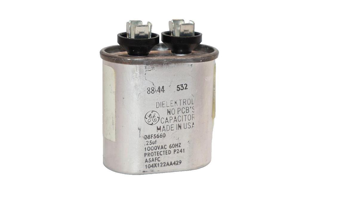 GE / General Electric 28F5660 , 88-44 .25uF Dielektrol Capacitor USA (New)