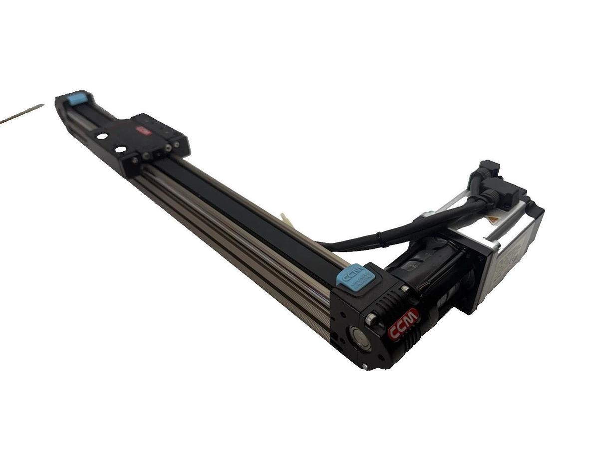 Used CCM SV-X2MH040A-N2LA 4" x 3" 14"  Slide Linear Actuator 400W