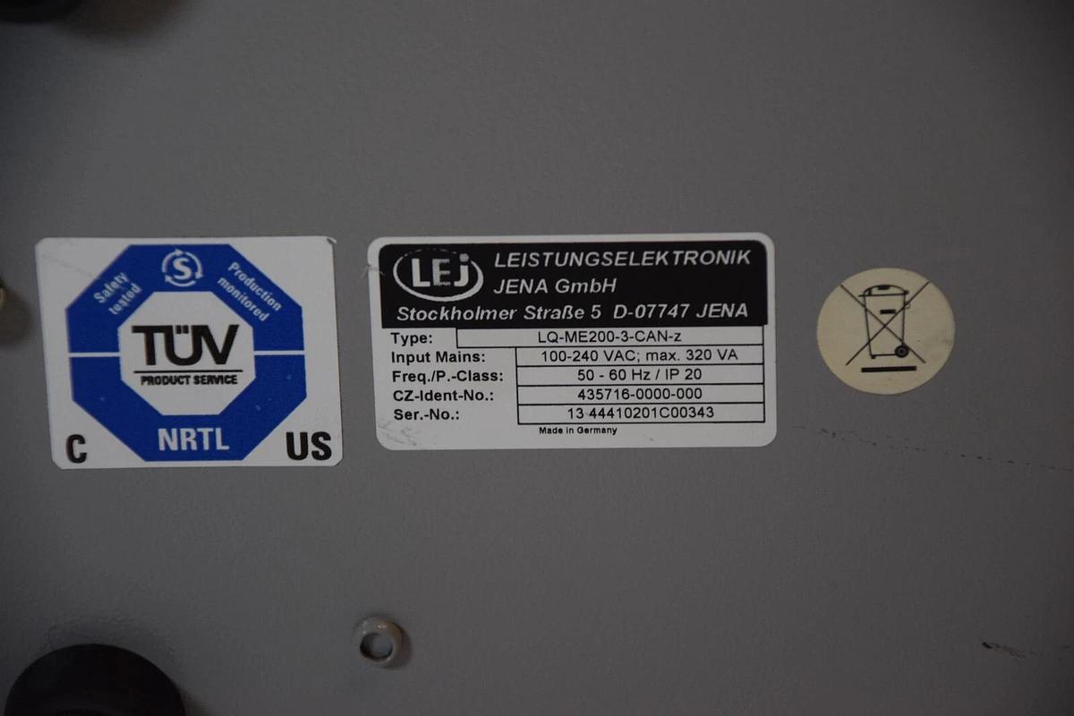 Used LEISTUNGSELEKTRONIK / LEJ LQ-ME200-3-CAN-z 100-240V HXP 200C Light Source