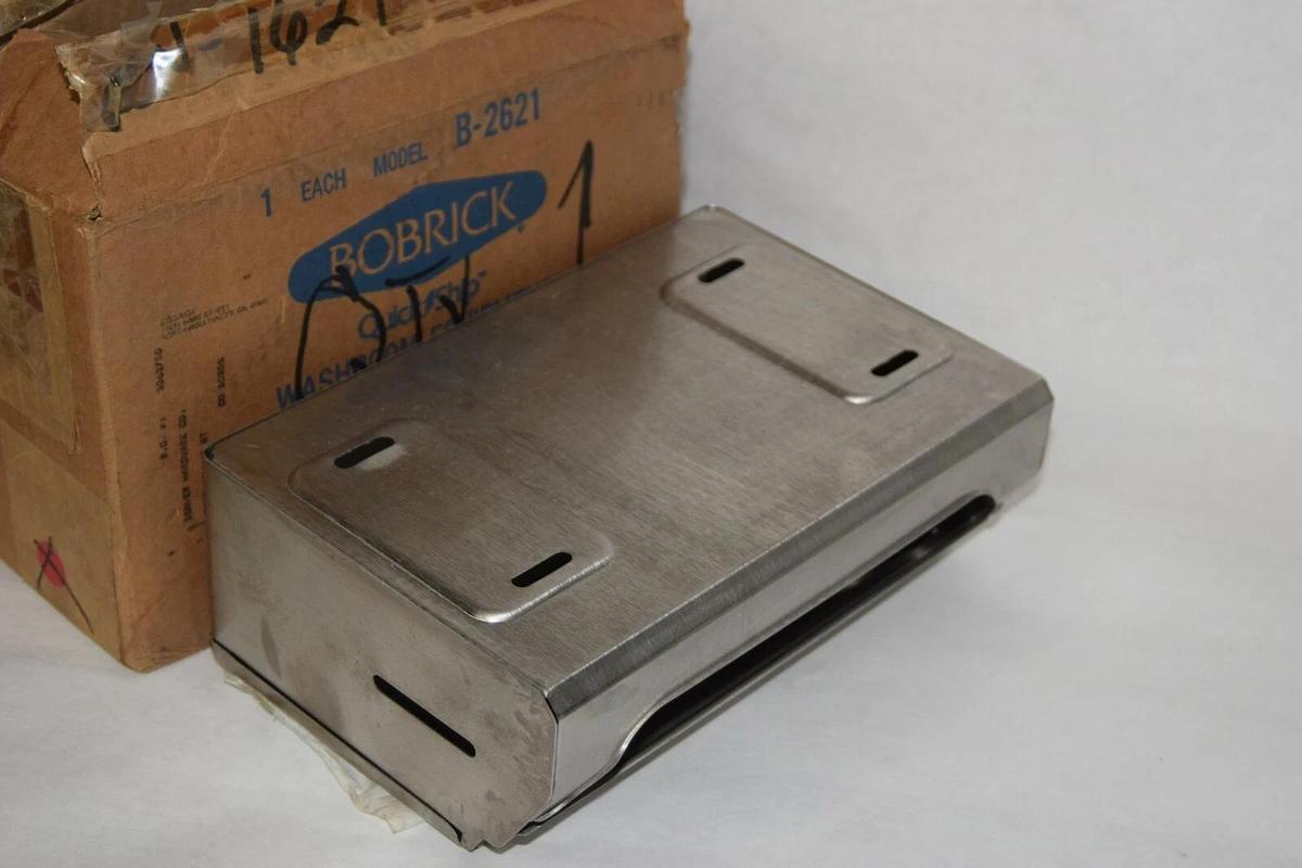 (NEW) BOBRICK B-2621 B2621 Stainless 10.75" x 7.13" Towel Dispenser