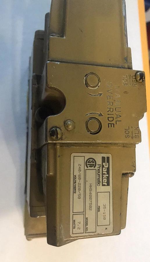 Parker Pneumatic Solenoid Valve HHB4007502 HHB 4007502 (NEW)