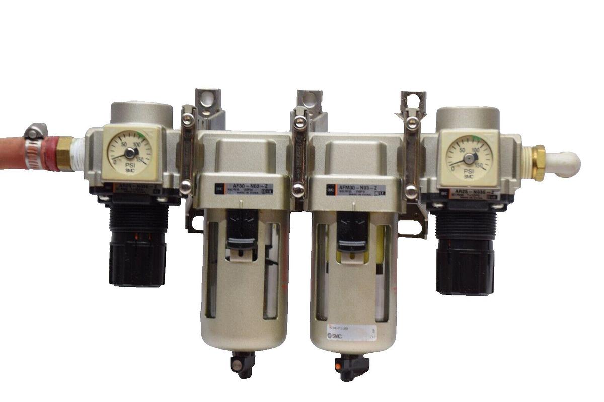 Used SMC AR25-N03E-Z Regulator Assembly AFM30-N03-Z AF30-N03-Z