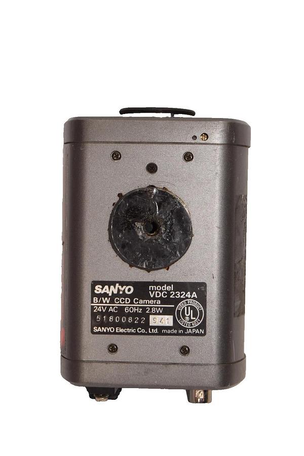 Used Sanyo VDC 2324A 24Vac 60Hz 2.8W B/W CCD Camera