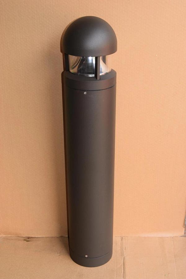 Used Dabmar Lighting D800-BZ D800BZ Powder Coated Cast Aluminum Bollard Bronze (NEW)