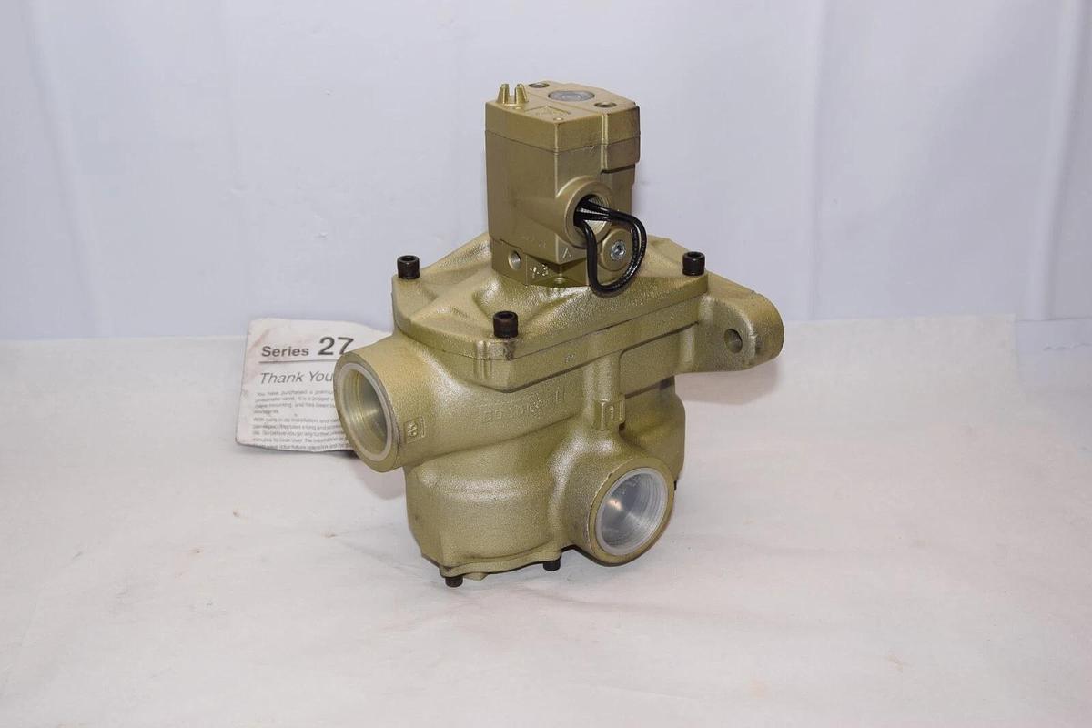 (NEW) ROSS 2776B8011 Ser. 27 1-10Bar 110V 4Way 2 POS Directional Control Valve