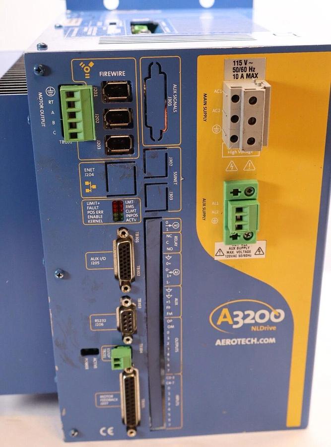 Used Aerotech A3200 NL Drive NLDrive20-40-A/ES15539-2 NLDRIVE20-40-A