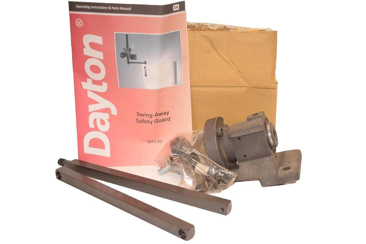 (NEW) DAYTON 36FX30 Swing-Away Safety Guard *No Sheild / Guard, Mechanism Only*