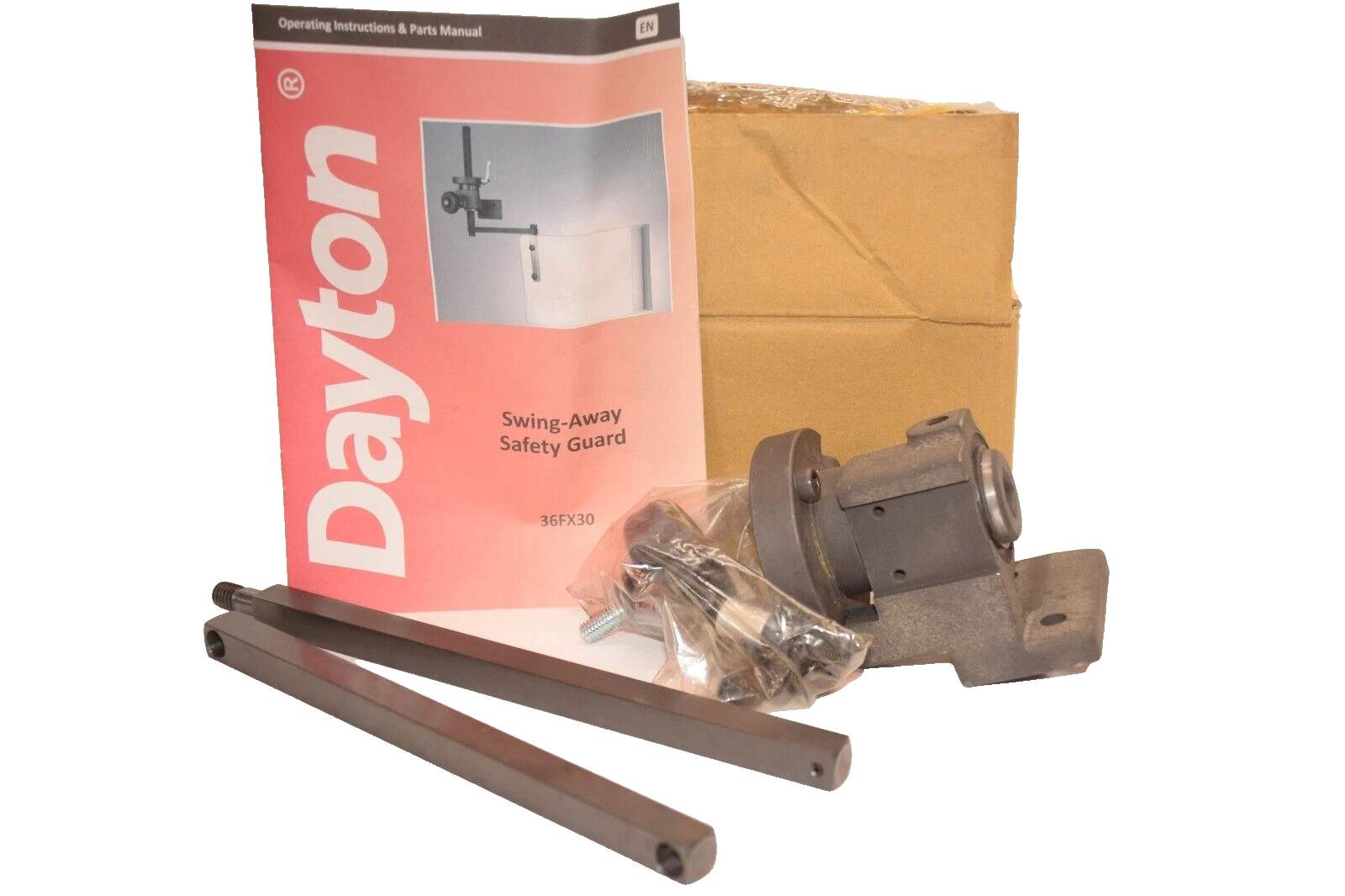 (NEW) DAYTON 36FX30 Swing-Away Safety Guard *No Sheild / Guard, Mechanism Only*