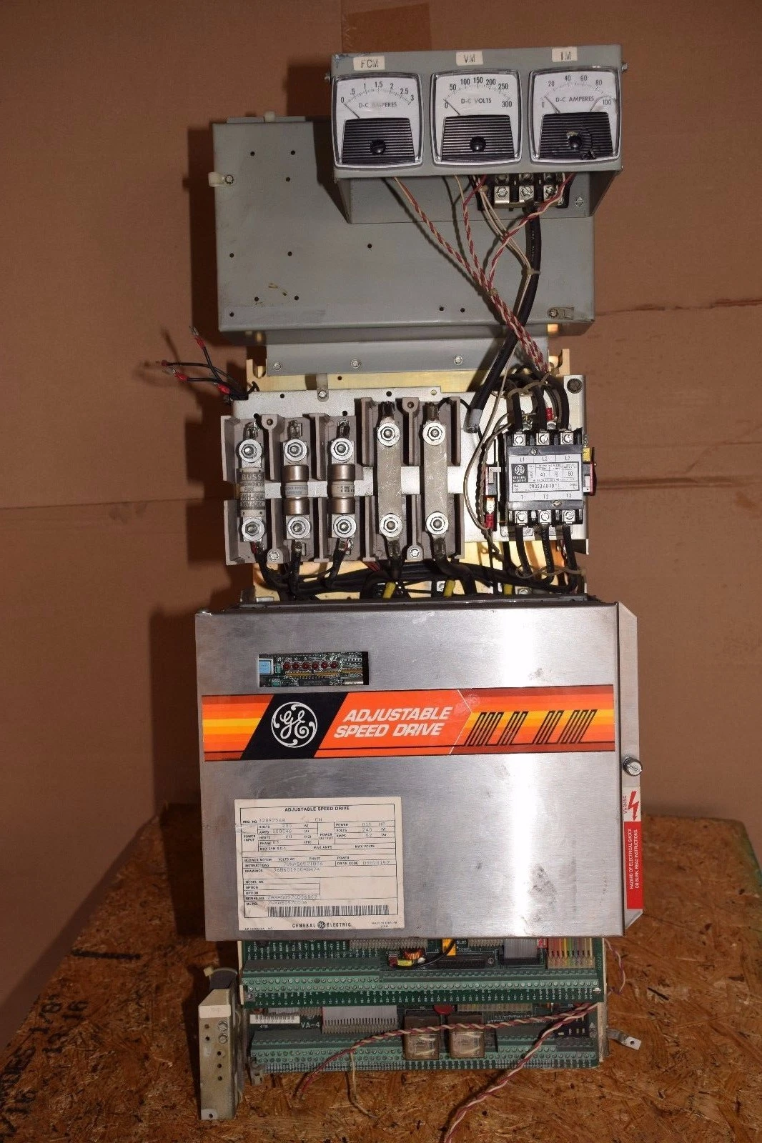 Used GE GENERAL ELECTRIC DC-300 Adjustable speed drive 7VXAS057CD06  15HP 240V