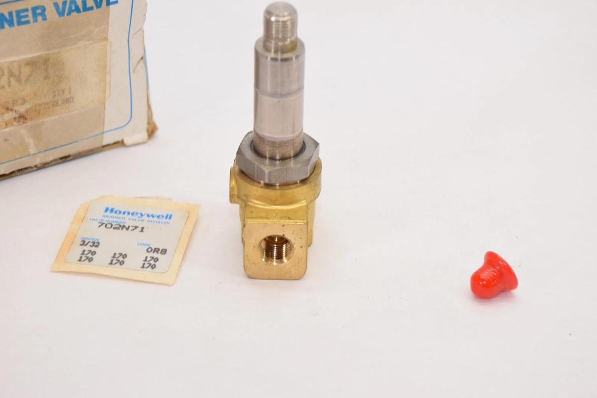 (NEW) HONEYWELL / SKINNER 702N71 3/32" Orifice Valve