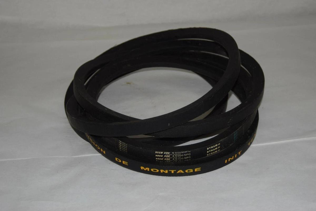 Dynam Veco 200 SPC5000 5000SPC V Belt De Montage Init Tension = 650 MM Vbelt NEW