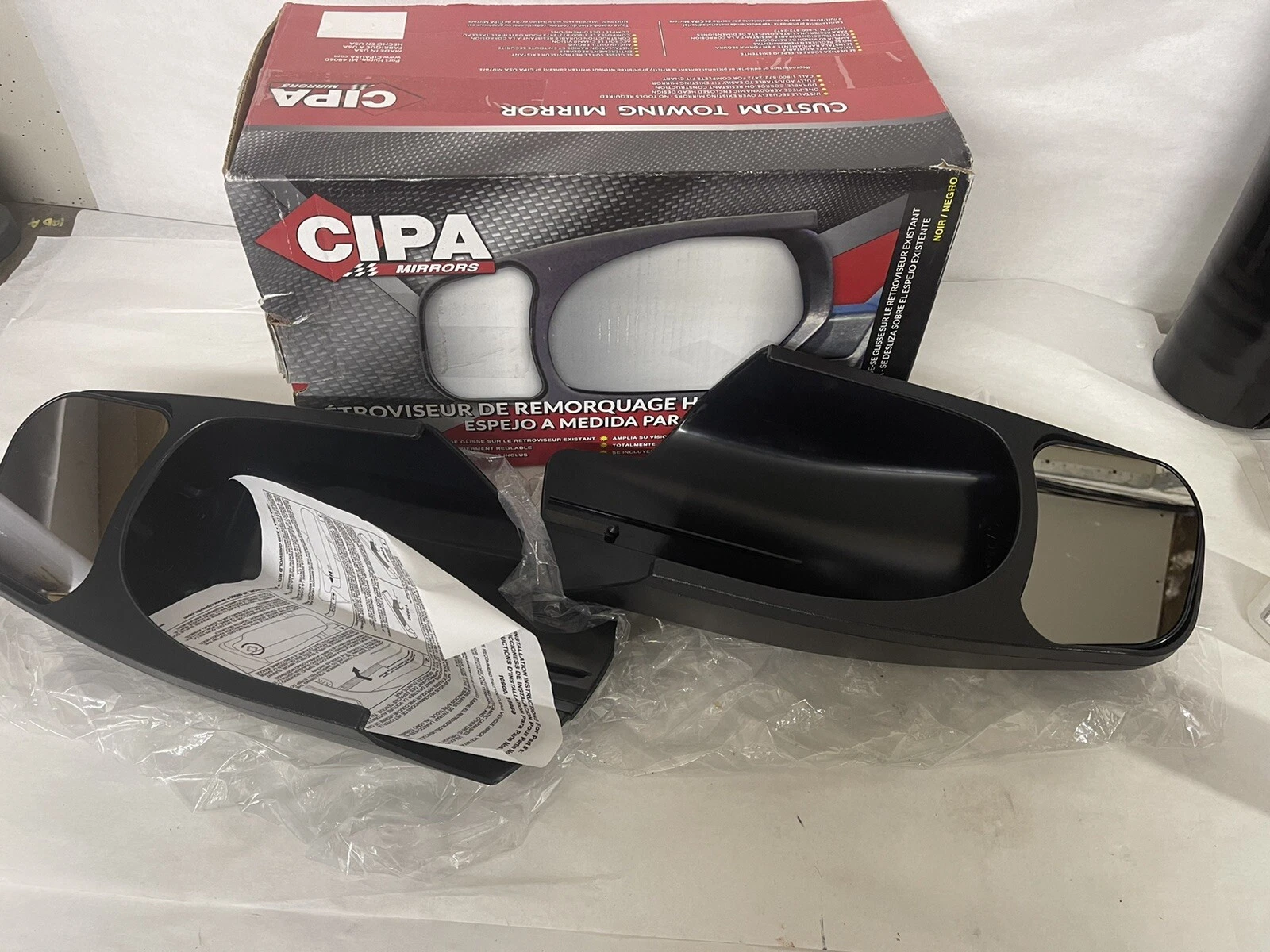 CIPA 10900 Pair Of Towing Mirrors fits Chevrolet/GMC/Cadillac 2007-2013 NEW!!
