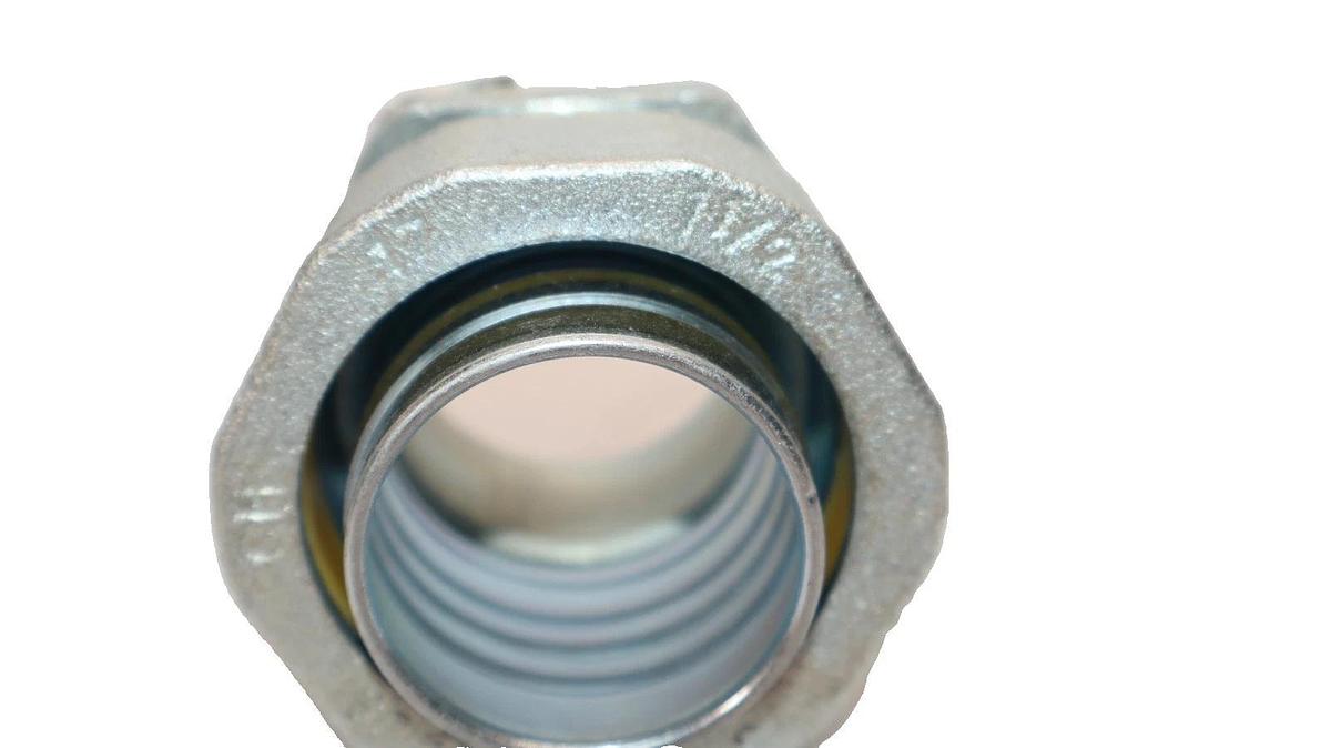 Crouse Hinds Liquidtight Straight Malleable Throat LT150 1-1/2" (New - Lot of 4)