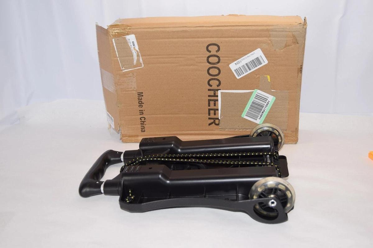 COOCHEER X002RWI45D Aluminum Folding Lightweight Hand Truck Max 80lbs (NEW)