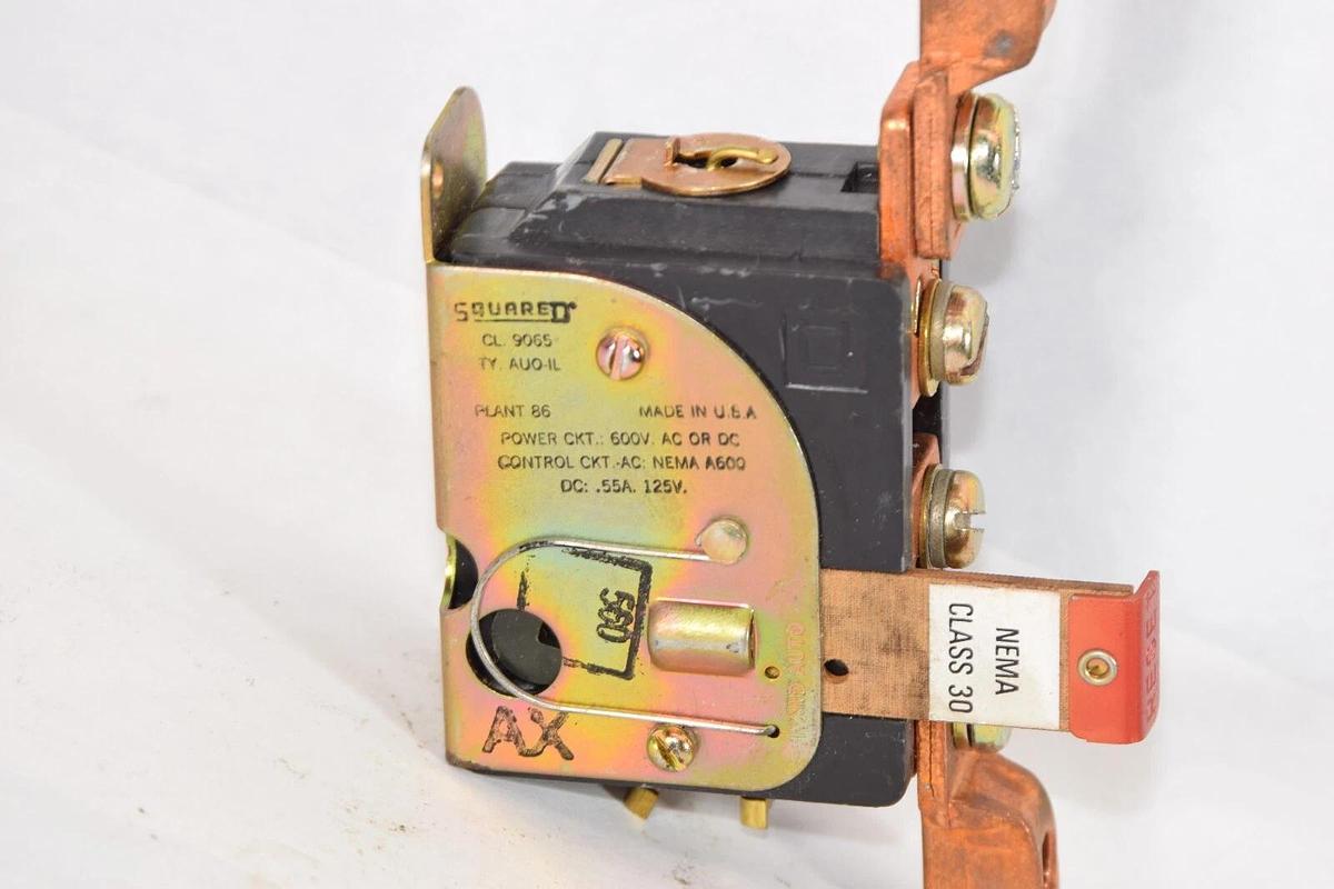 (NEW) SQUARE D AUO-IL AUO IL Class 9065 600V ac/dc Thermal Overload Relay