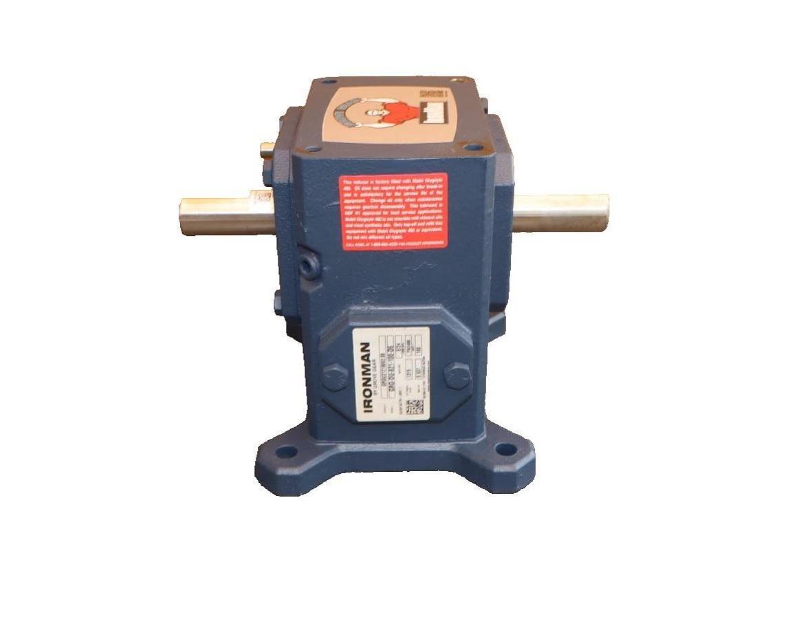IRONMAN GROVE GEAR Box Double Reduction Speed Reducer GRG-DU-821-100D6 100:1 NEW