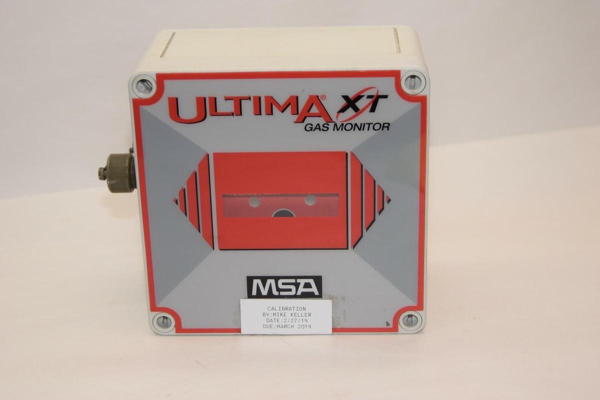 Used MSA A-ULTIMAX-XP-L-39-F-4-D-1-0-0-0-0-1-0-C 3 Wire Gas Monitor