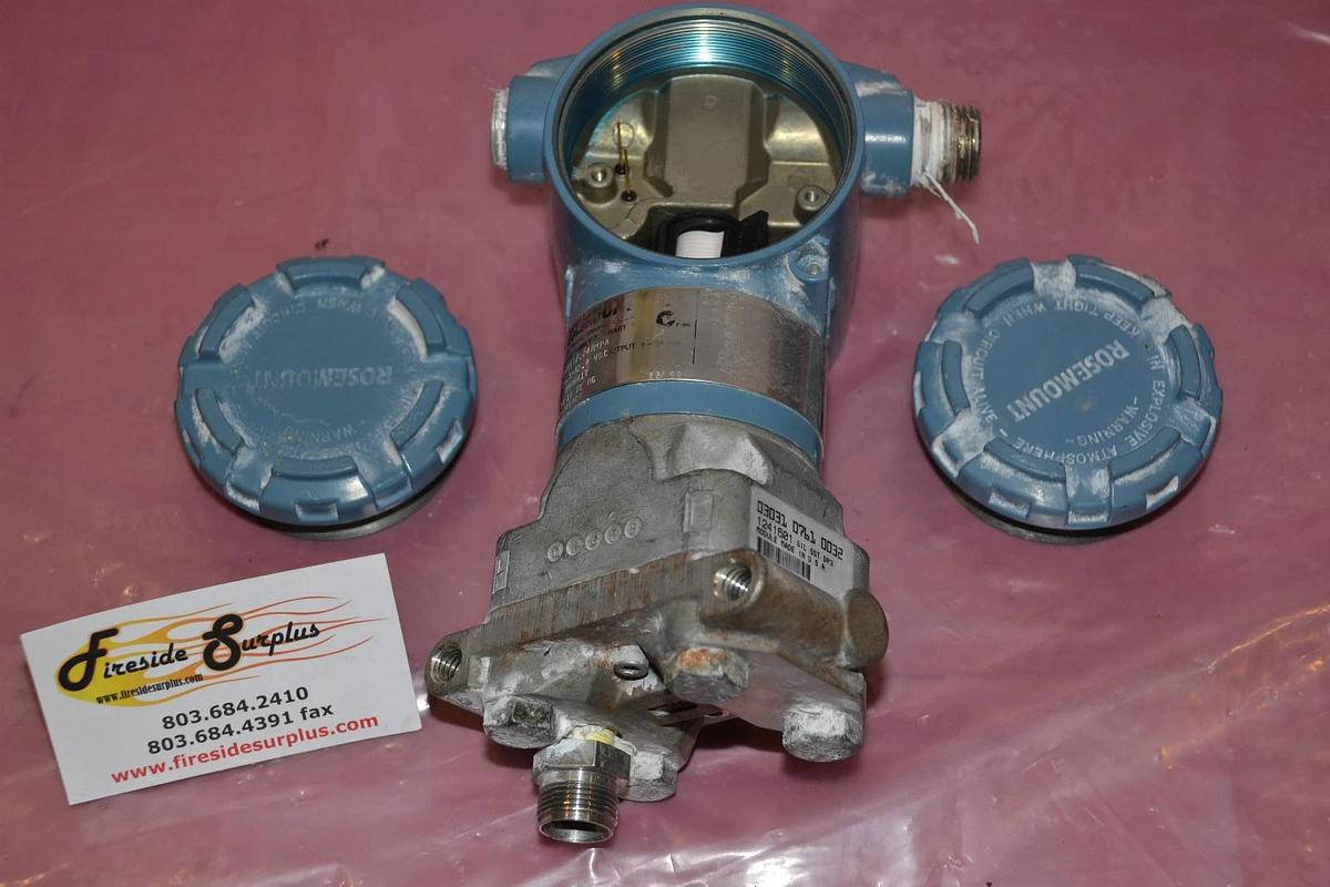 Used ROSEMOUNT 3051 CG3A22A1AC6 SMART TRANSMITTER 3051CG3A22A1AC6 03031-0332-0003