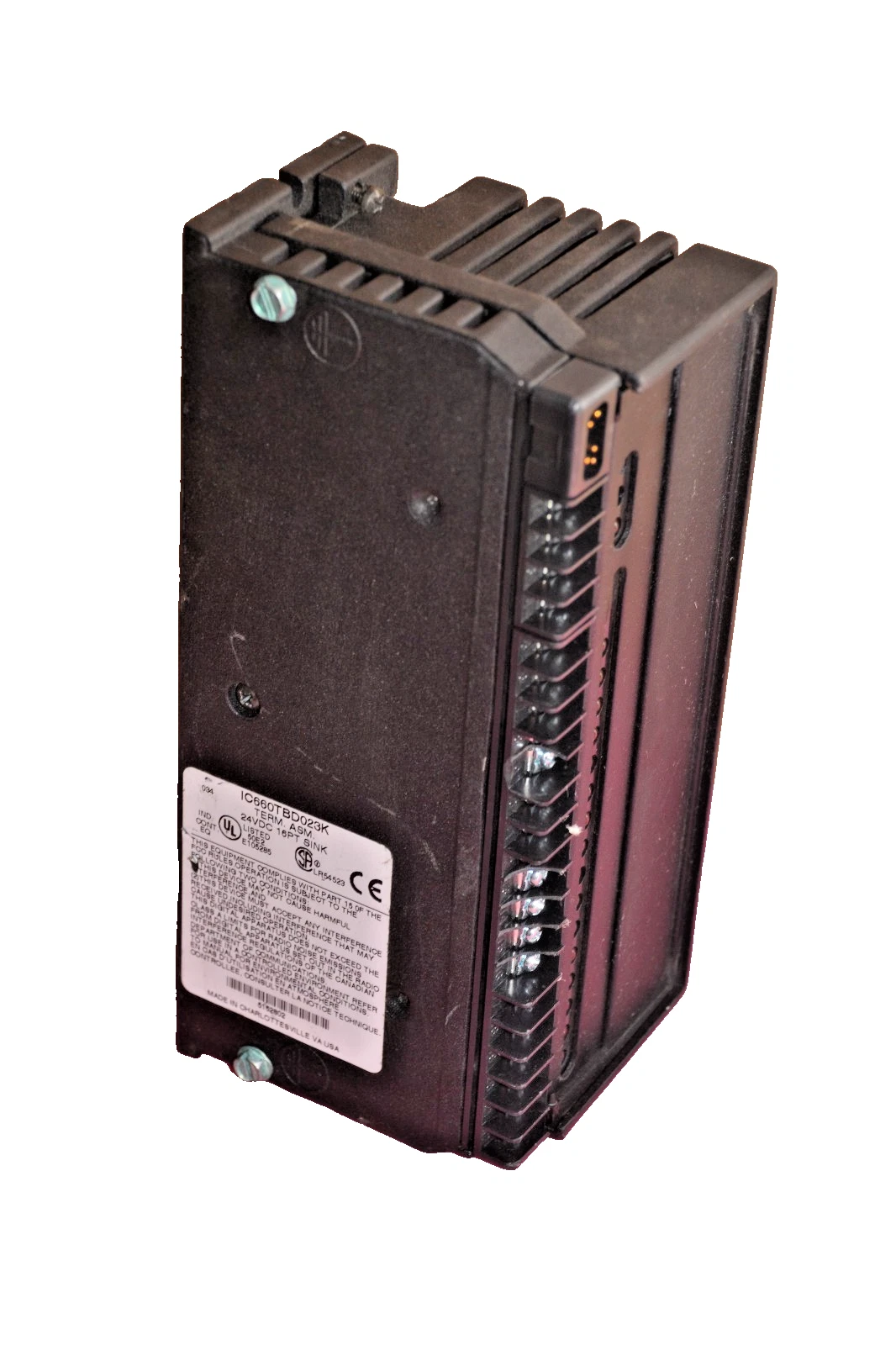 Used General Electric GE Fanuc Electric Module 24/48v 16PT IC660EBD02 IC660TBD023K