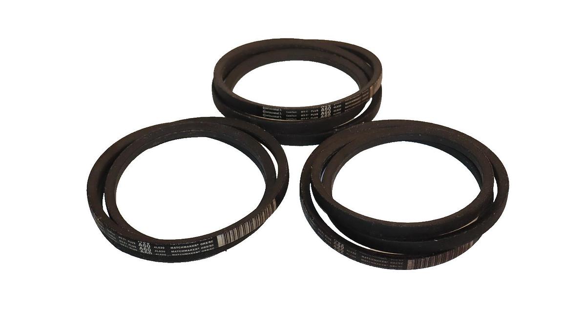 Continental V-Belt Belt A60 HY-T Plus 4L6620 Matchmaker A-60 (Lot of 3 - New)
