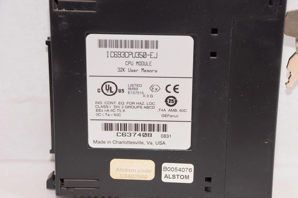 Used GE FANUC  CPU Module IC693CPU350-EJ 32k Memory IC693CPU350EJ