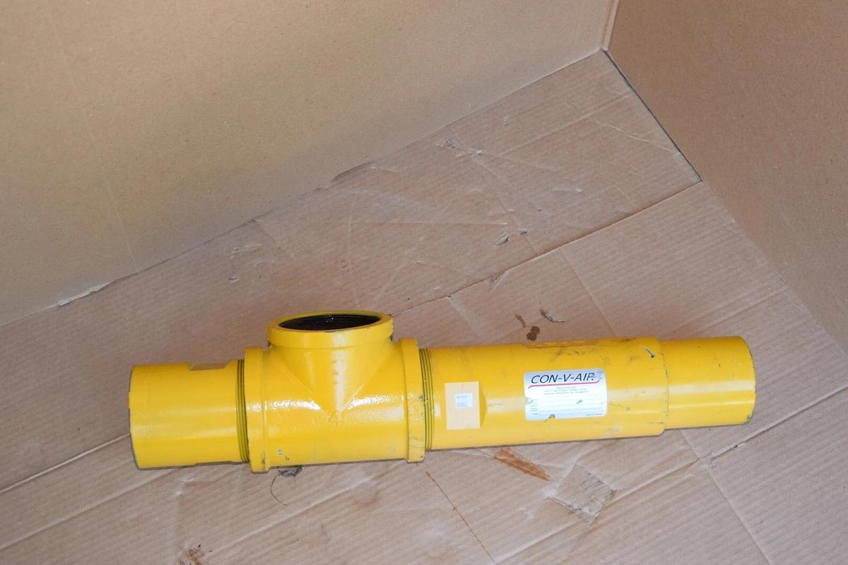 (New) Con-V-Air E40-XXP-CS-CL In Line Pneumatic Conveying Vortex Feeder