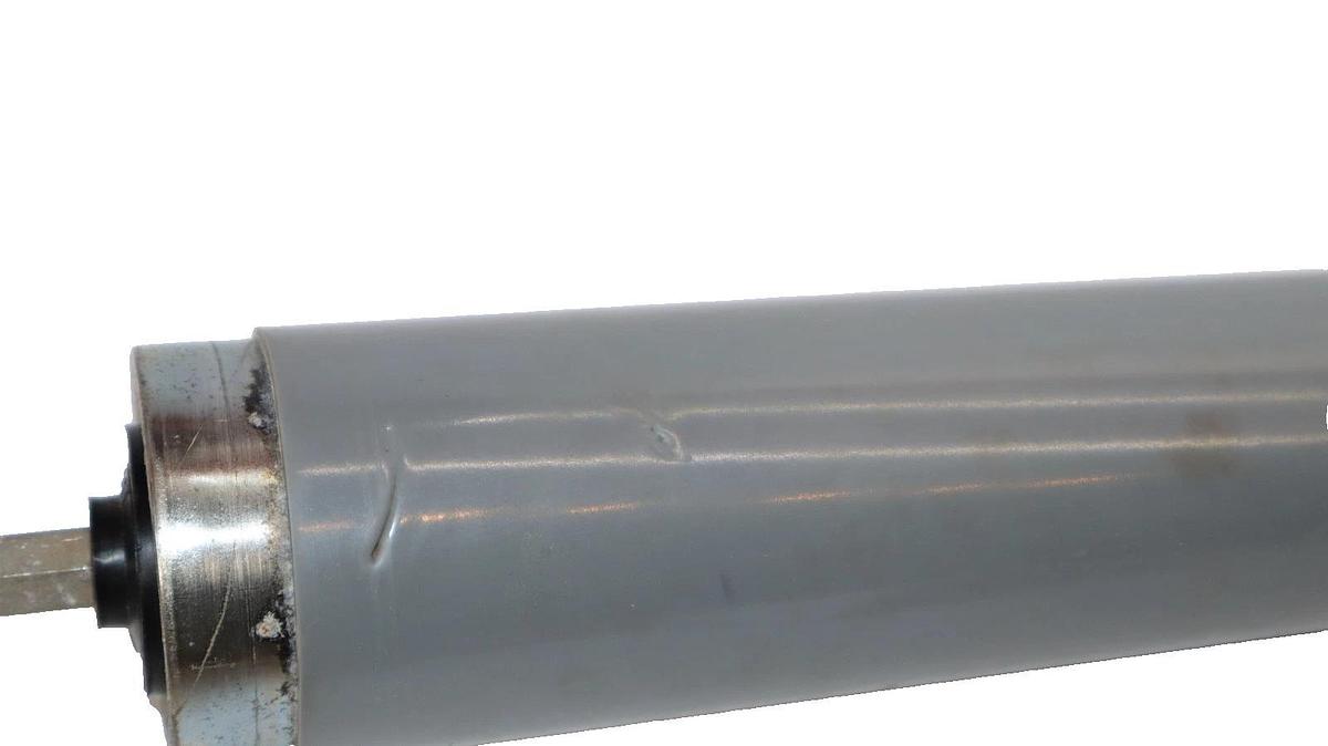 118480 , 20TTPRBGCTDZAX 17" Tapered Round Groove Conveyor Roller 7/16" Hex (New)