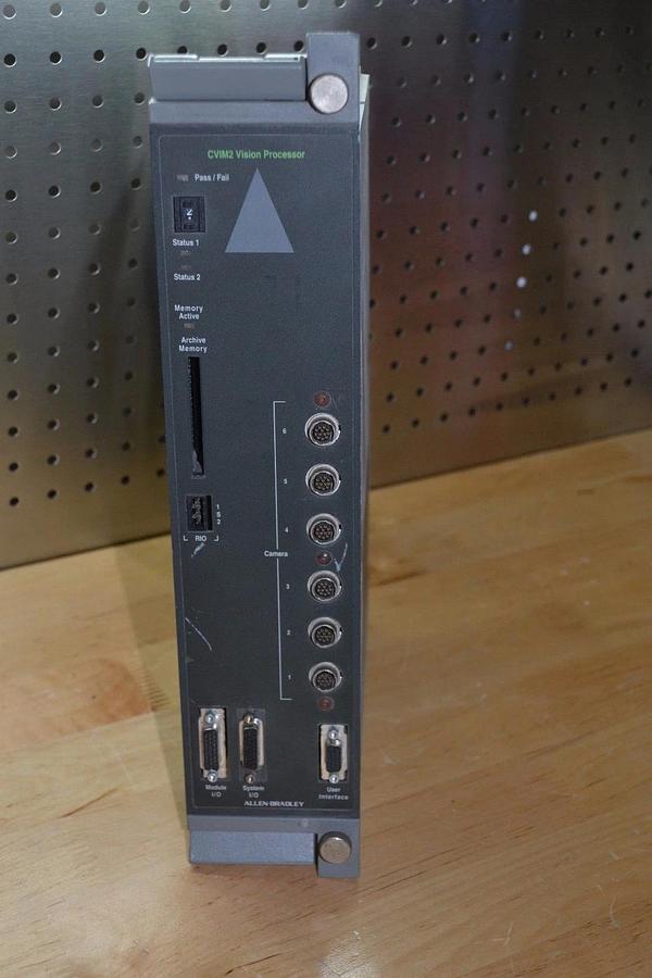 Used Allen-Bradley Vision Processor module 5370-CVIM2BCX Ser A Rev B 5370-CV2 BCX