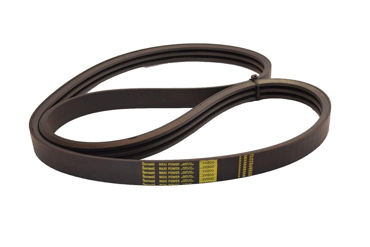 (NEW) THERMOID 3V800 3/3V800 3V800/3 3-3V800 Maxi Power 3-Ribbed V-Belt USA