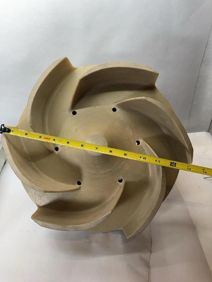 Goulds 200-15220 6 vane 15" Pump Impeller W/INT Sleeve GA-204 00268C001D 13.75"