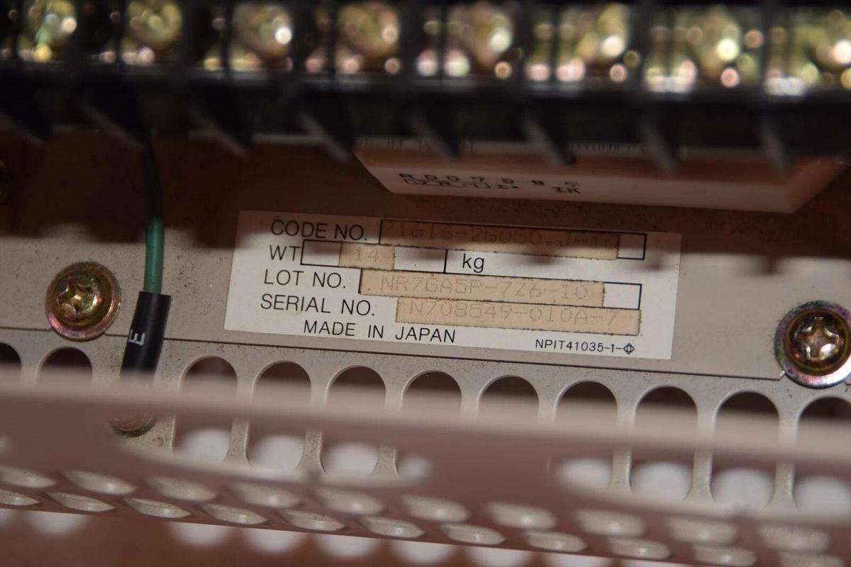 YASKAWA ELECTRIC Varispeed 616GII Drive 71616-2G050.J-10 NR7GA5P-7Z6-10 230v NEW