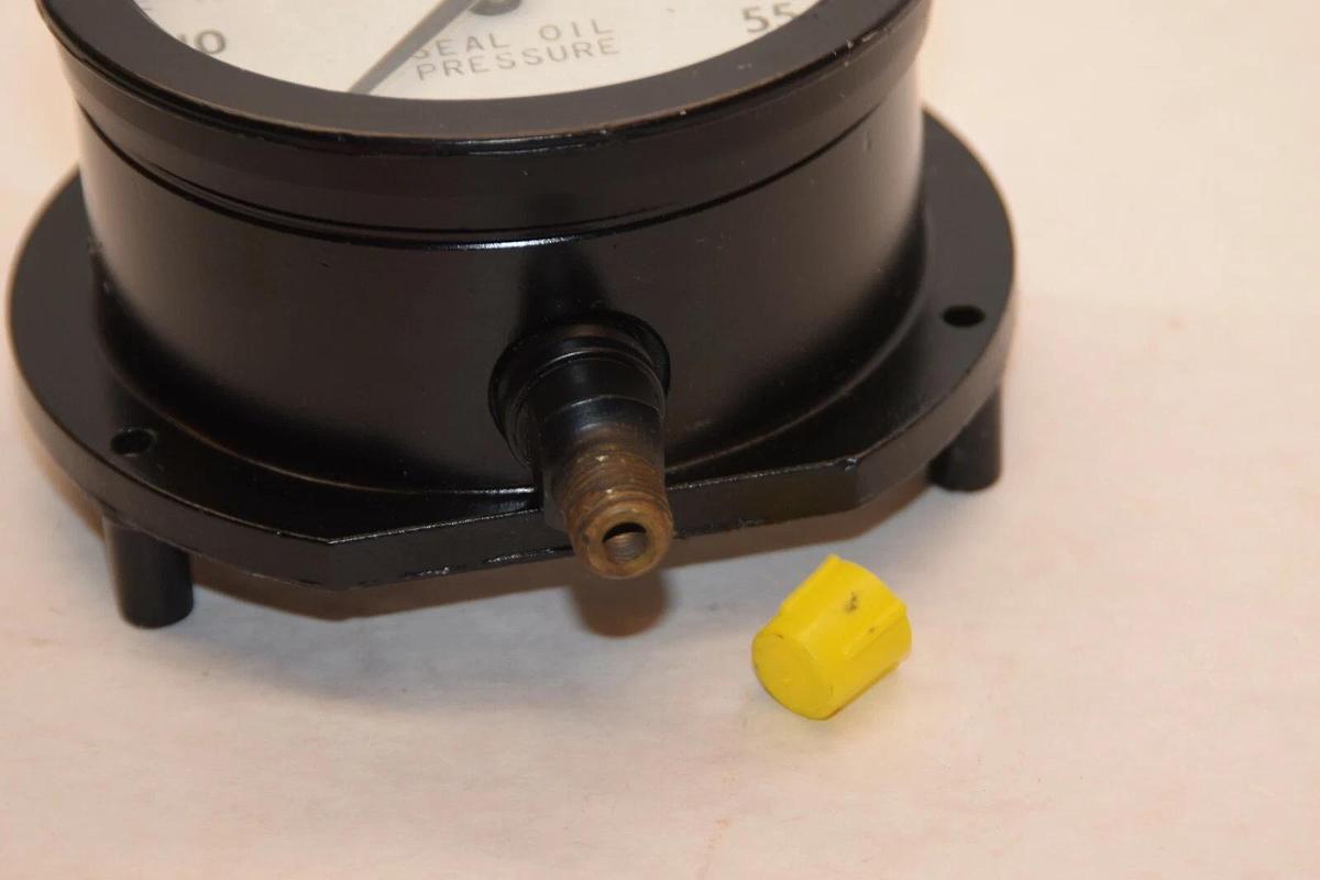 ASHCROFT 0-60psi 4" Face Duragauge Seal Oil Pressure Gauge NEW