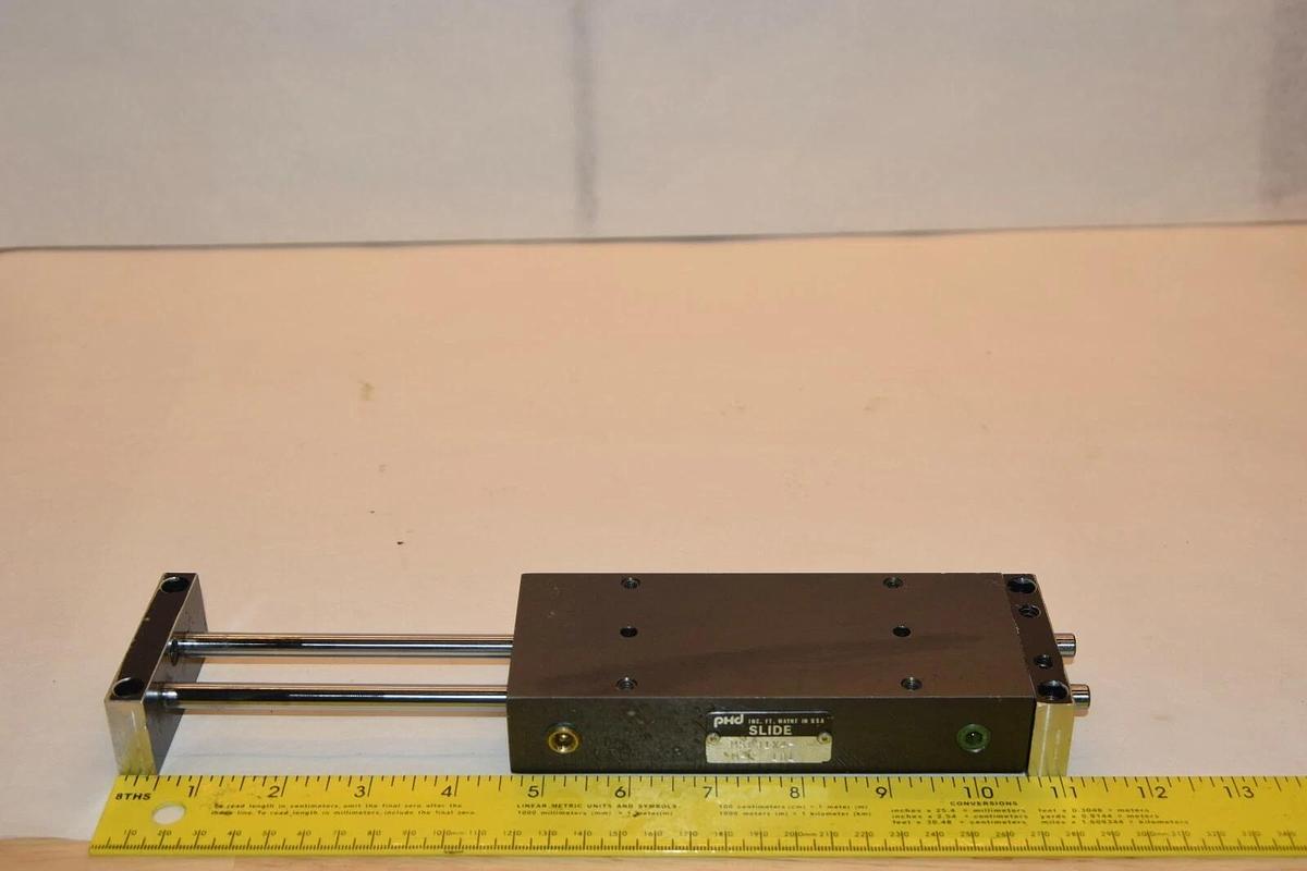Used PHD Slide MS031x4-M-C MS031x4MC Approx 4" Stroke Pneumatic Slide